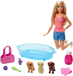 Barbie Барби Купание щенков GDJ37 Puppy Bath Time