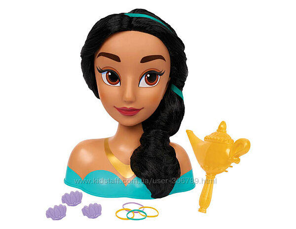 Жасмин Jasmine Манекен голова для причесок Styling Head Disney Princess Jus