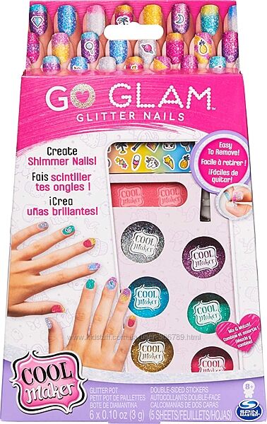 Cool Maker GO Glam Glitter Nails DIY Набор для маникюра нейл-арт