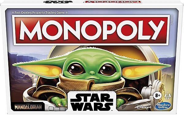 Monopoly Star Wars the Mandalorian Монополия игра настольная The Child Hasb