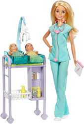 Barbie Барби детский доктор DVG10 Baby Doctor Playset
