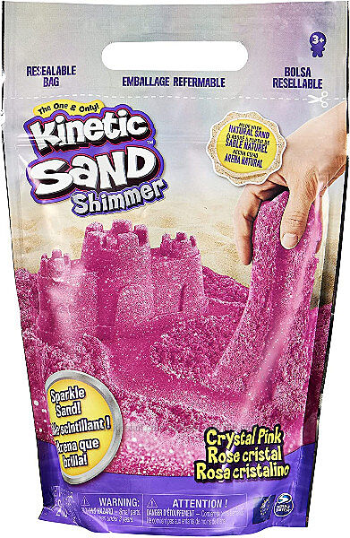 Kinetic Sand Кинетический песок 907 грамм розовый блестящий Shimmering Crys