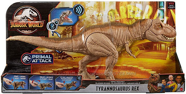 Jurassic World динозавр Тираннозавр Рекс Tyrannosaurus Rex Dinosaur интерак
