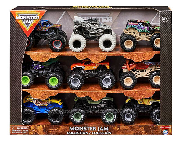 Набор машинок Monster Jam Trucks Внедорожник джип 164 Spin Master