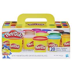 Play-Doh Набор пластилина 20 баночек Super Color 20 Pack