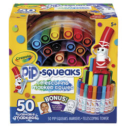 Crayola Набор 50 маркеров в органайзере 50 Count Pip-Squeaks Marker Tower