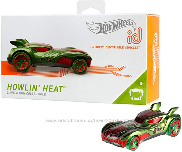 Hot wheels id S1 Howlin Heat машинка гонка FXB08 street beasts toy car