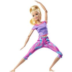 Barbie Made To Move pink Барби йога безграничные движения розовые штаны GXF