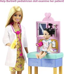 Barbie барби врач педиатр GTN51 pediatrician playset doll