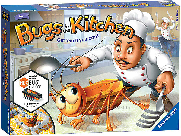 Bugs in the Kitchen Кукарача таракан на кухне Настольная игра Ravensburger 