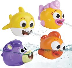 Baby Shark Bath Squirters брызгалки WowWee игрушка для ванной большое шоу b