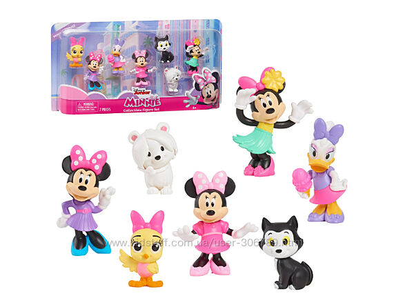 Minnie Mouse набор фигурок Минни Маус 7-piece figure set Just Play Disney J