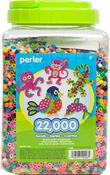 Perler Термомозаика Перлер 22000 бусинок ярких цветов Beads Bead Jar Multi-