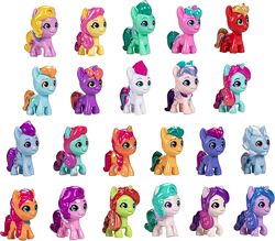 My Little Pony Mini набор 22 фигурки пони World Magic Meet The Minis F6113 