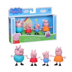Peppa Pig семья Пеппы свинка Пеппа Peppas Family Figure 4 Pack Hasbro