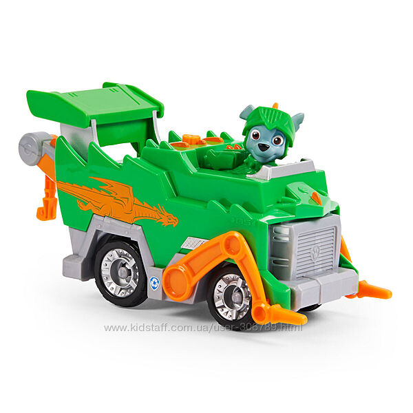 Paw Patrol Rescue Knights Rocky Рокки рыцари спасатели Deluxe Vehicle 