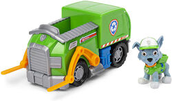 Paw Patrol Щенячий патруль Рокки и мусоровоз Rocky recycle truck vehicle wi
