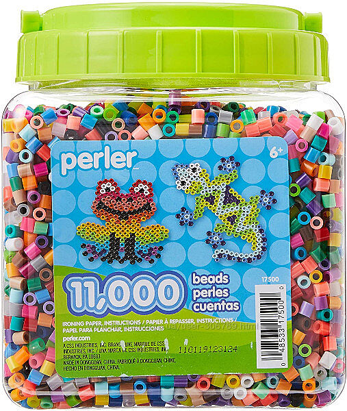 Perler Термомозаика ассорти 11000 бусинок Beads Assorted Multicolor Fuse Be