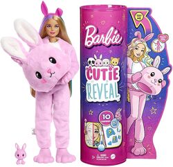 Barbie Cutie Reveal Doll with Bunny Plush Costume Барби в костюме зайки