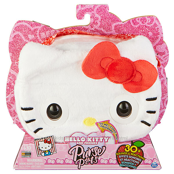 Purse Pets Hello Kitty интерактивная сумочка котенок and Friends Interactiv