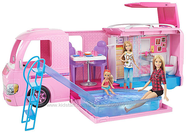 Barbie Волшебный раскладной фургон FBR34 DreamCamper