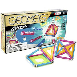 Geomag Glitter Магнитный конструктор 22 деталей с блестками 562855 Magnetic