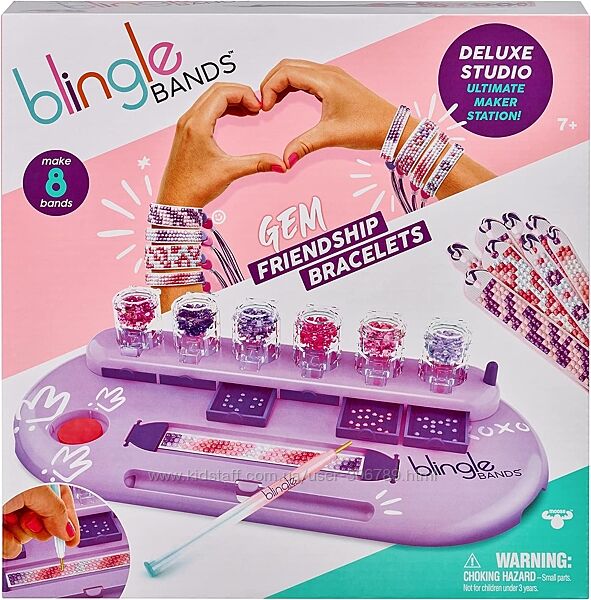 Blingle Bands DIY Gem Friendship Bracelet набор для создания браслетов Moos