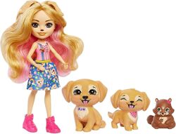 Enchantimals Family Gerika Golden Retriever Семья золотистого ретривера Дже