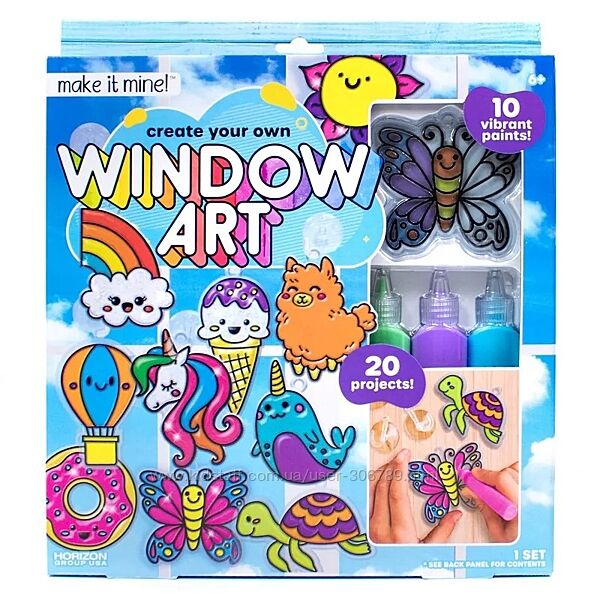 Create Your Own Window Art Творческий набор для окон Horizon Group
