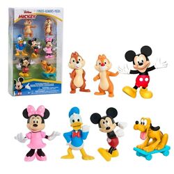 Mickey Mouse набор фигурок Микки Маус 7-piece figure set Just Play Disney J