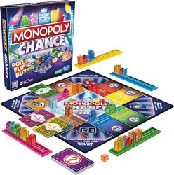 Hasbro Gaming Monopoly Chance Монополия Шанс настольная игра Board Game F85