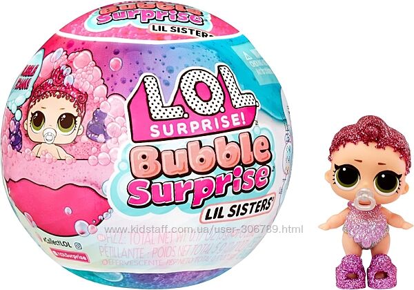 L. O. L. Surprise LOL Surprise Bubble Foam Сестрички кукла лол Lil Sisters M