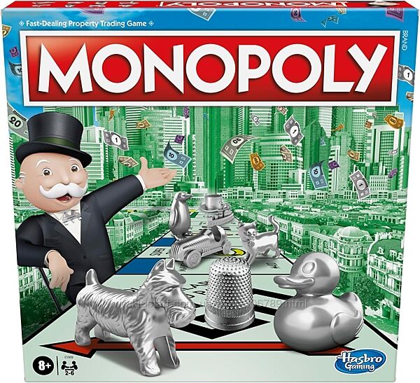 Настольная игра Классическая Монополия Monopoly Classic Game C1009 Hasbro Я