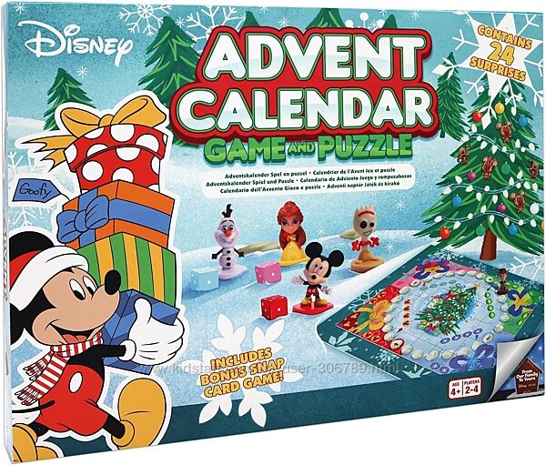 Disney Advent Calendar Christmas адвент календарь Дисней настольная игра Bo