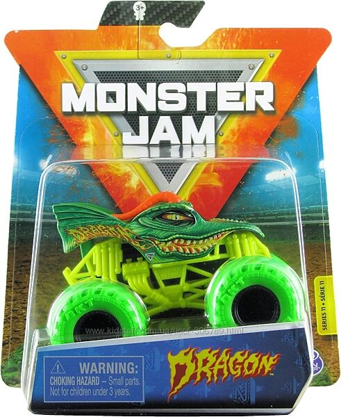 Monster Jam Truck Dragon Дракон 164 Внедорожник джип Spin Master