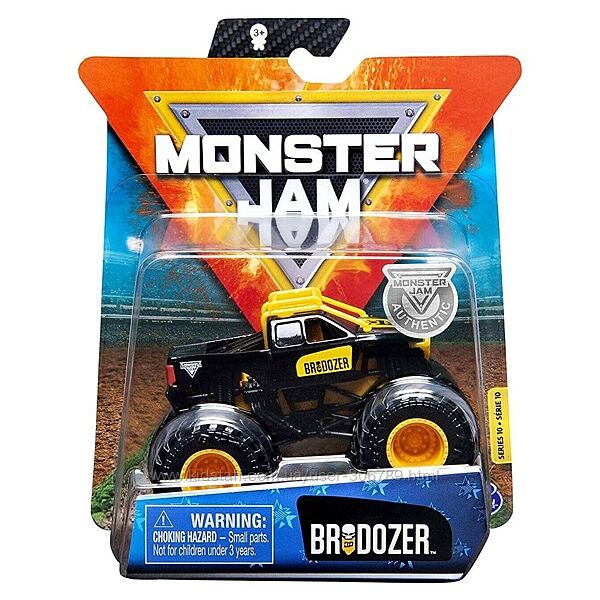 Monster Jam Truck Brodozer Бродозер 164 Внедорожник джип Spin Master