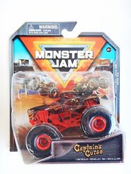 Monster Jam Truck Captains Curse Внедорожник джип 164 Scale Vehicles Spin 