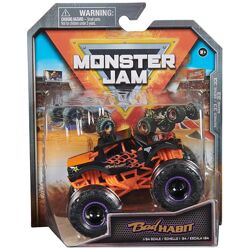 Monster Jam Truck Bad Habit Внедорожник джип 164 Scale Vehicles Spin Maste