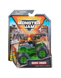 Monster Jam Truck Grave Digger Внедорожник джип 164 Scale Vehicles Spin Ma