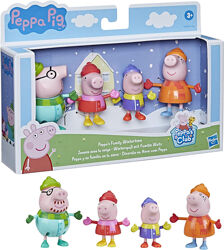 Peppa Pig семья Пеппы свинка Пеппа Peppas Family Wintertime Hasbro
