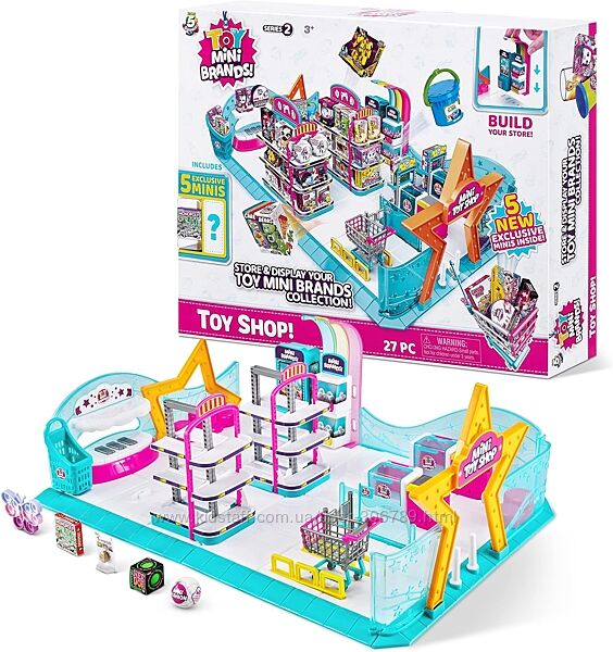 5 Surprise Toy Mini Brands Shop мини бренды магазин игрушек Playset by ZURU