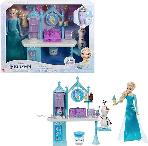 Frozen Dessert набор кукла Эльза и Олаф Playset Elsa Olaf Figure HMJ48 Matt