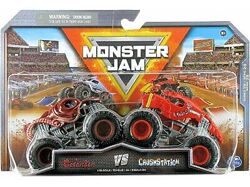 Набор машинок Monster Jam Trucks octonber Octon8er Vs. Crushstation Внедоро