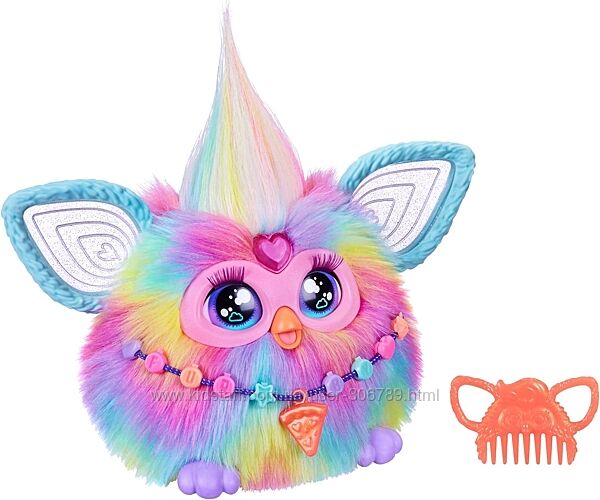 Furby Tie Dye Интерактивная игрушка Ферби Тай-Дай радужный англ Hasbro F8
