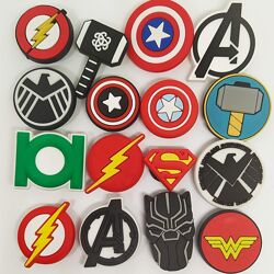 Джибитс Jibbitz Супергерої Супергерои DC Marvel Comics 20 видов