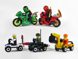 Мініфігурки сумісні з lego  Армія  Поліція  Будівельник  Moto Ninjago 