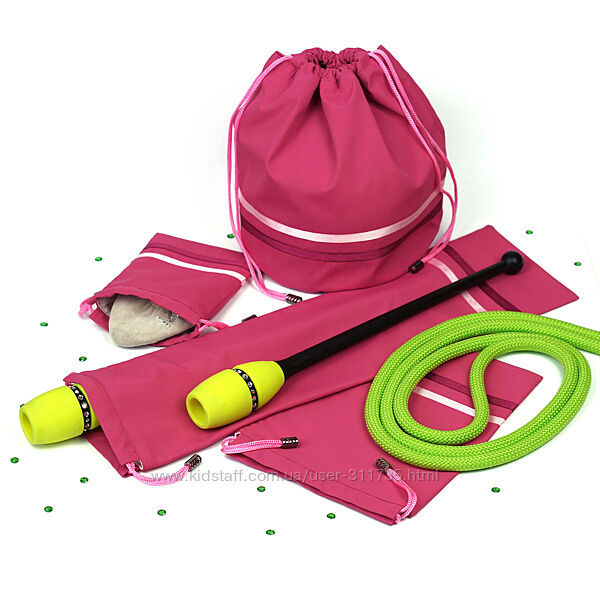 Набір чохлів для гімнастичних предметів - Рожевий від TaiskaHM