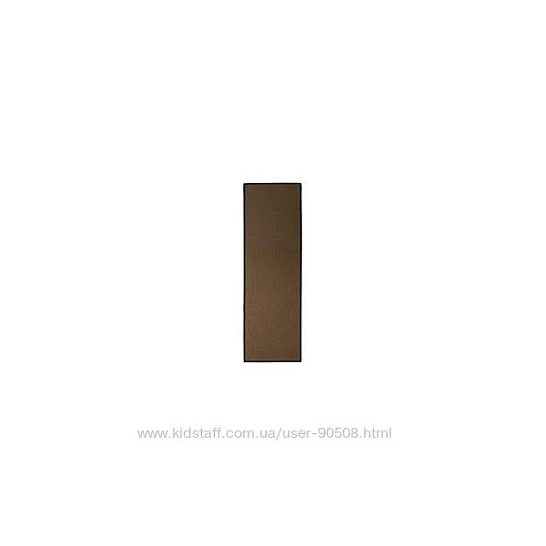 Килим класичний безворсовий коричневий Ikea в наявності
