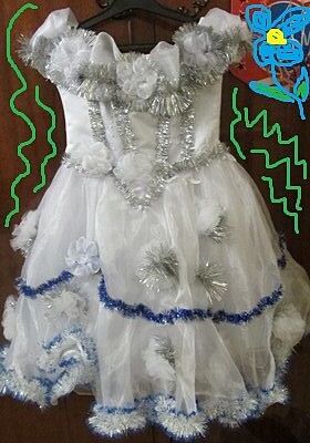 прокат костюма  Снежинки, Зима  4-6лет