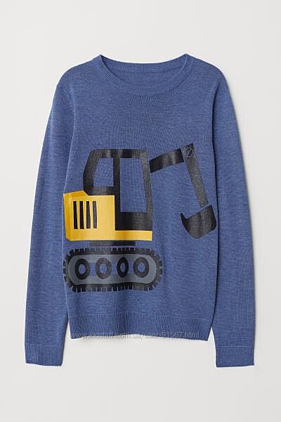 Хлопковый свитер HM 4-6 лет
